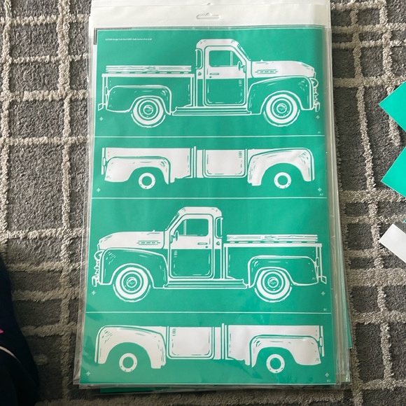 Chalk Couture Truck 12x18 Reusable Stencil - Picture 1 of 1